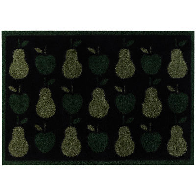 Turtle Mat Country Living Collection Apples and Pears Doormat, Green Turtle Mat Country Living Collection Apples and Pears Doormat, Green